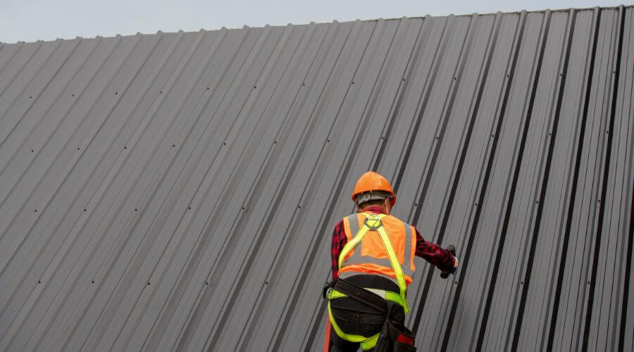 Professional metal roof installation services in Grassflat, PA
