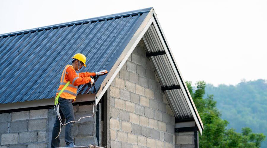 Professional metal roof installation in Grassflat, PA